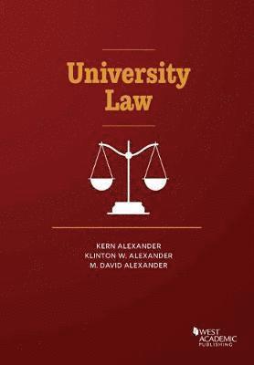 Kern Alexander, Klinton W. Alexander, M. David Alexander - University Law, Häftad