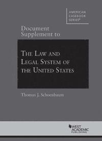 bokomslag Document Supplement to The Law and Legal System of the United States