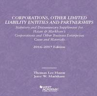 Corporations, Other Limited Liability Entities Partnerships