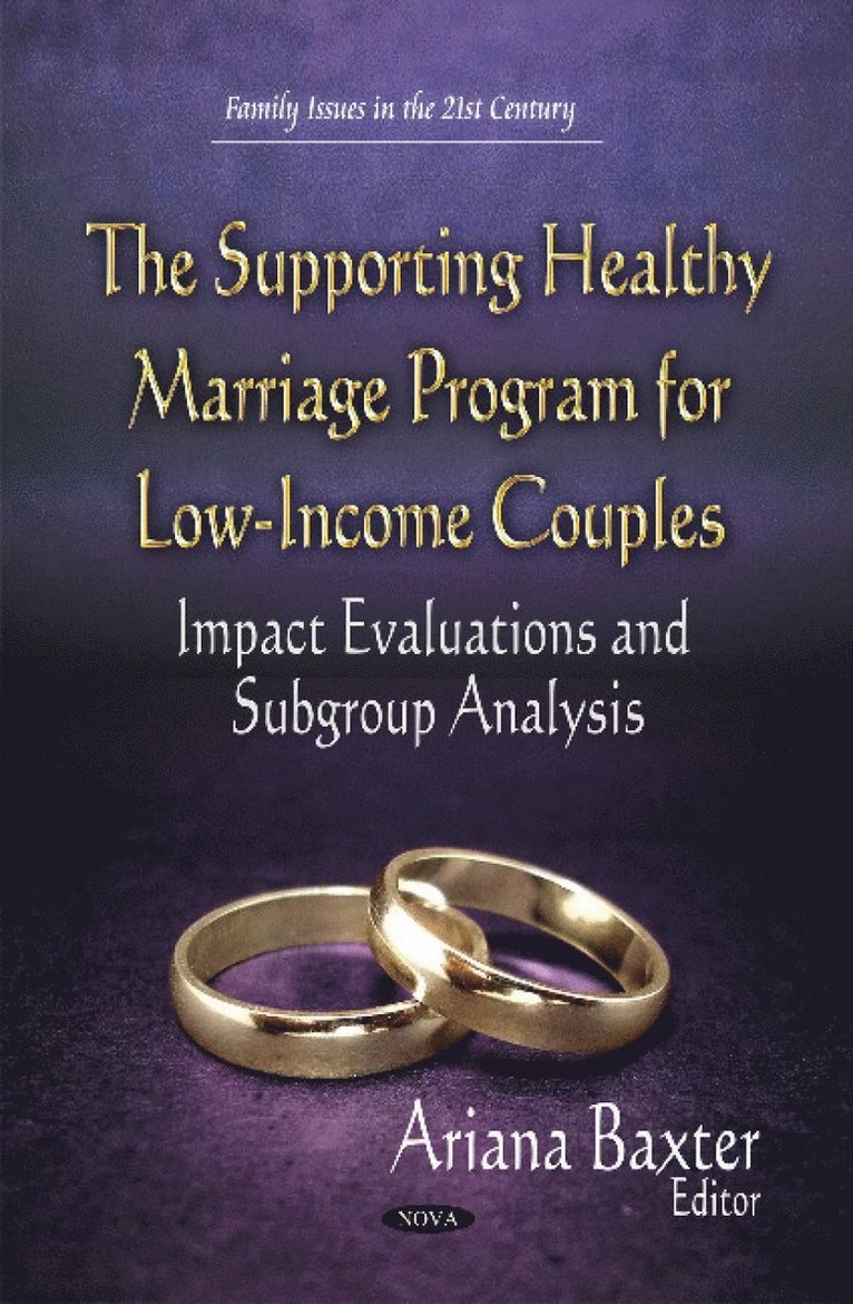 Supporting Healthy Marriage Program for Low-Income Couples