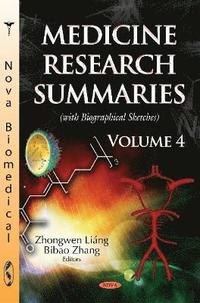 bokomslag Medicine Research Summaries