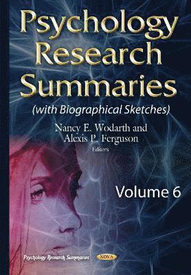 bokomslag Psychology Research Summaries