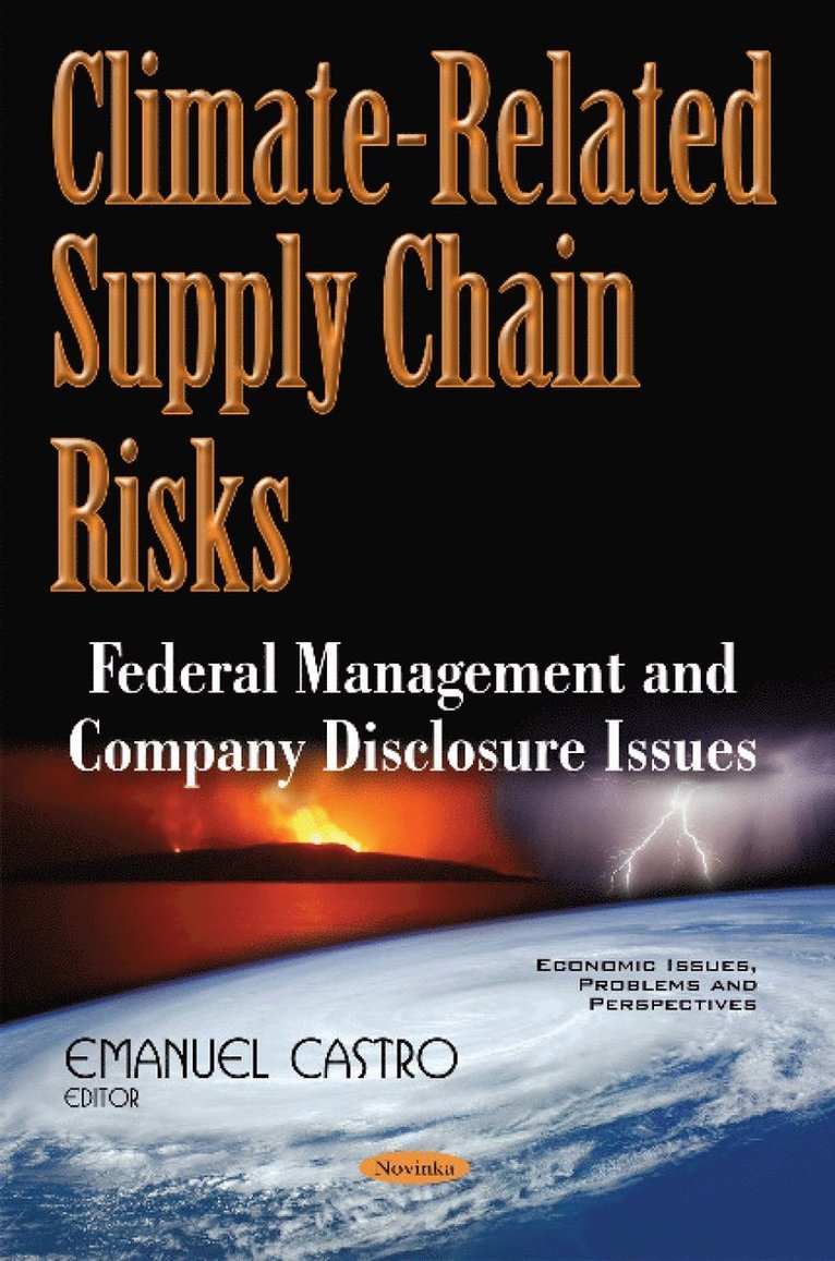 Emanuel Castro - Climate-Related Supply Chain Risks, Häftad