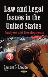 bokomslag Law & Legal Issues in the United States