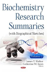 bokomslag Biochemistry Research Summaries (with Biographical Sketches)