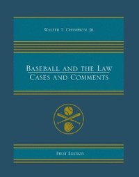 bokomslag Baseball and the Law