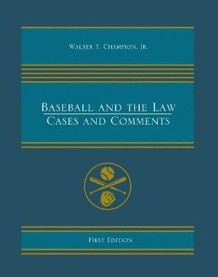 bokomslag Baseball and the Law