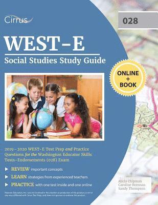 bokomslag WEST-E Social Studies Study Guide 2019-2020