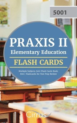 bokomslag Praxis II Elementary Education Multiple Subjects 5001 Flash Cards Book