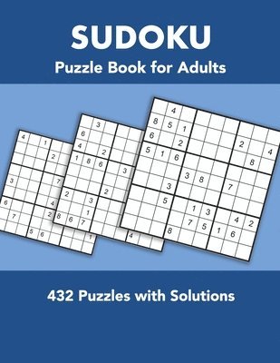 bokomslag Sudoku Puzzle Book for Adults: 432 Puzzles with Solutions