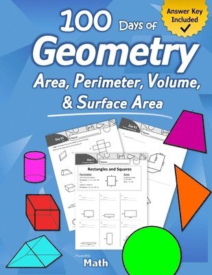 bokomslag Humble Math - Area, Perimeter, Volume, & Surface Area