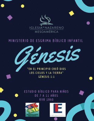 bokomslag Ministerio De Esgrima Bíblico Infantil - Génesis