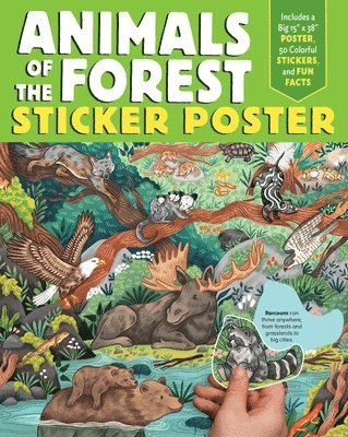 bokomslag Animals of the Forest Sticker Poster