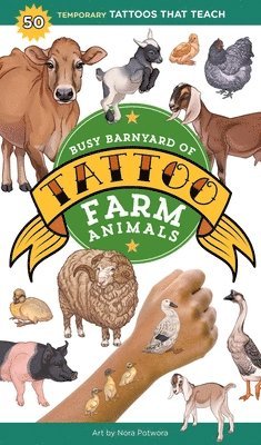 Busy Barnyard of Tattoo Farm Animals 1