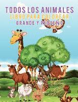 Young Scholar - Todos los animales Libro para colorear grande y pequeño, Häftad