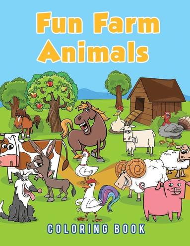 bokomslag Fun Farm Animals Coloring Book