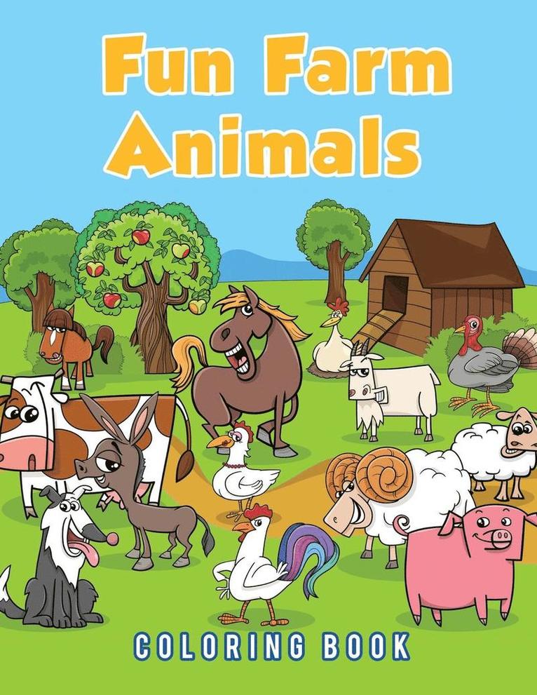 Fun Farm Animals Coloring Book 1