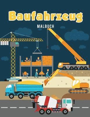 bokomslag Baufahrzeug Malbuch