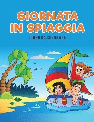 bokomslag Giornata in spiaggia libro da colorare