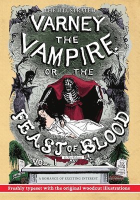 bokomslag The Illustrated Varney the Vampire; or, The Feast of Blood - In Two Volumes - Volume I: A Romance of Exciting Interest - Original Title: Varney the Va