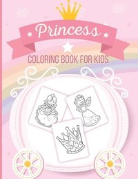 bokomslag Princess Coloring Book For Kids