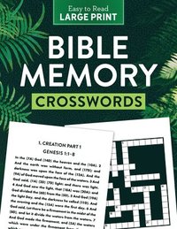 bokomslag Bible Memory Crosswords Large Print