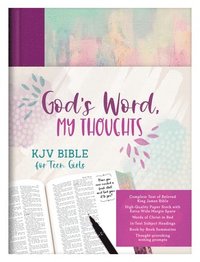 bokomslag God's Word, My Thoughts KJV Bible for Teen Girls