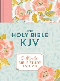 bokomslag The Holy Bible Kjv: 5-Minute Bible Study Edition (Summertime Florals)
