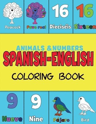 bokomslag Spanish and English, Coloring & Activity Book