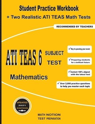 bokomslag ATI TEAS 6 Subject Test Mathematics