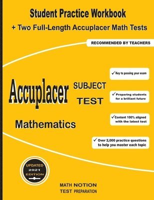 Accuplacer Subject Test Mathematics 1