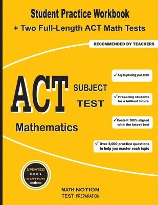 bokomslag ACT Subject Test Mathematics