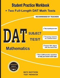 bokomslag DAT Subject Test Mathematics