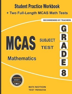 MCAS Subject Test Mathematics Grade 8 1