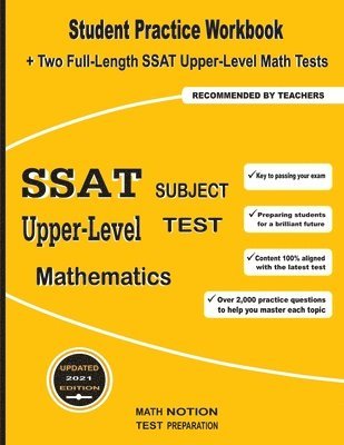 bokomslag SSAT Upper-Level Subject Test Mathematics