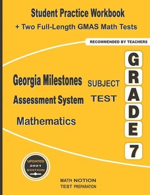 bokomslag Georgia Milestones Assessment System Subject Test Mathematics Grade 7