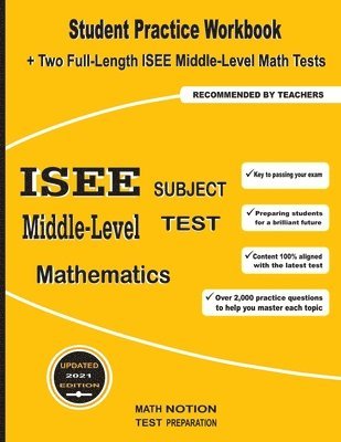 bokomslag ISEE Middle-Level Subject Test Mathematics