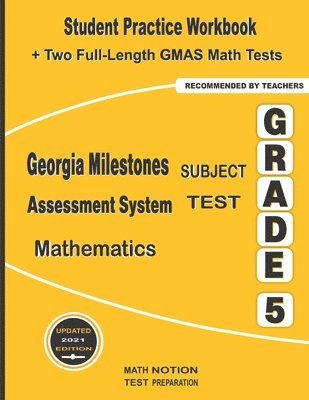 bokomslag Georgia Milestones Assessment System Subject Test Mathematics Grade 5