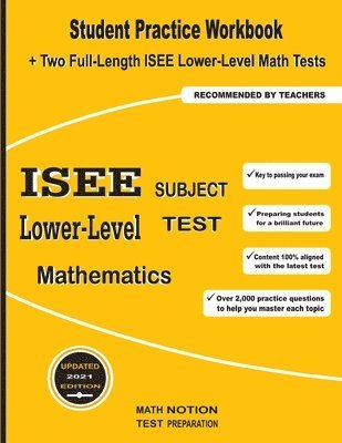bokomslag ISEE Lower-Level Subject Test Mathematics