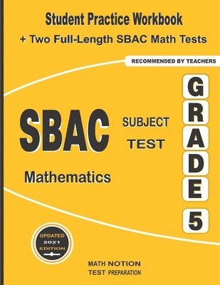 SBAC Subject Test Mathematics Grade 5 1