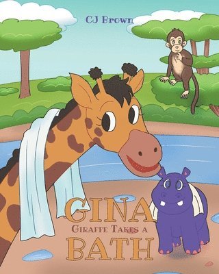 Gina Giraffe Takes a Bath 1