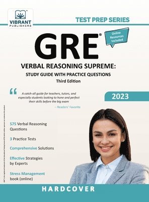 Vibrant Publishers - GRE Verbal Reasoning Supreme, Inbunden
