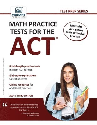 Vibrant Publishers - Math Practice Tests for the ACT, Häftad