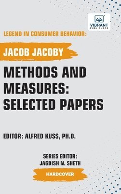 Jacob Jacoby, Vibrant Publishers - Methods and Measures, Inbunden