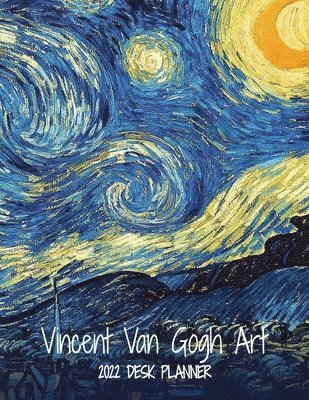 bokomslag Vincent Van Gogh Art 2022 Desk Planner