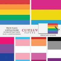 bokomslag Pride Flags LGBTQ Colors Decorative Craft Paper