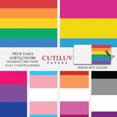 Pride Flags LGBTQ Colors Decorative Craft Paper 1