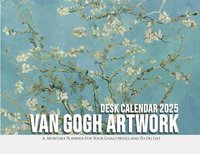 bokomslag Van Gogh Artwork Desk Calendar 2025: A Monthly Planner For Your Goals, Notes, and To-Do List