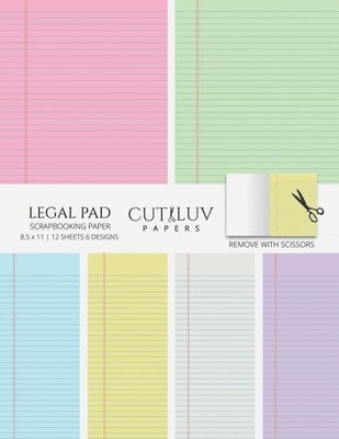 Legal Pad Collage Paper for Scrapbooking 1
