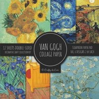 bokomslag Van Gogh Collage Paper for Scrapbooking